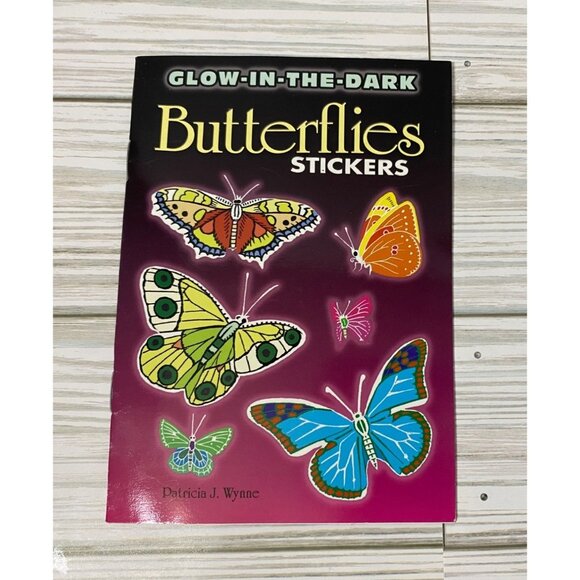 Glow-In-The-Dark Butterflies Stickers By Dover Publications - Picture 1 of 3